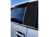 Door Pillar Accent Trim; Gloss Black (09-14 F-150 SuperCab, SuperCrew)