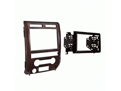 Double Din Radio Installation Kit; Ash Satin (09-10 F-150 w/o Navigation)