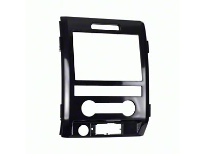 Double Din Radio Installation Kit; Gloss Black (11-12 F-150 w/o Navigation)