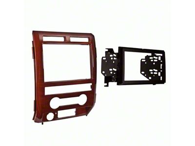 Double Din Radio Installation Kit; Milano Maple (09-10 F-150 w/o Navigation)