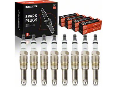 Double Iridium Spark Plugs; Set of 8 (04-08 Early 5.4L F-150)