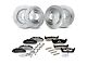 Drilled and Slotted 5-Lug Brake Rotor and Pad Kit; Front and Rear (00-03 4WD F-150)