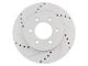 Drilled and Slotted 6-Lug Rotors; Front Pair (04-08 4WD F-150)