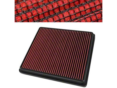 Drop-In Air Filter; Red (09-20 F-150)