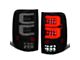 Dual C-Bar LED Tail Lights; Black Housing; Smoked Lens (04-08 F-150 Styleside)