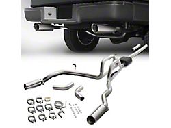 Dual Exhaust System with Polished Tips; Rear Exit (04-08 5.4L F-150)