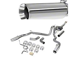 Dual Exhaust System with Polished Tips; Rear Exit (15-20 3.5L EcoBoost F-150, Excluding Raptor & 19-20 Limited)