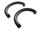 Elite Series Rivet Style Fender Flares; Rear; Smooth Black (21-24 F-150, Excluding Raptor)