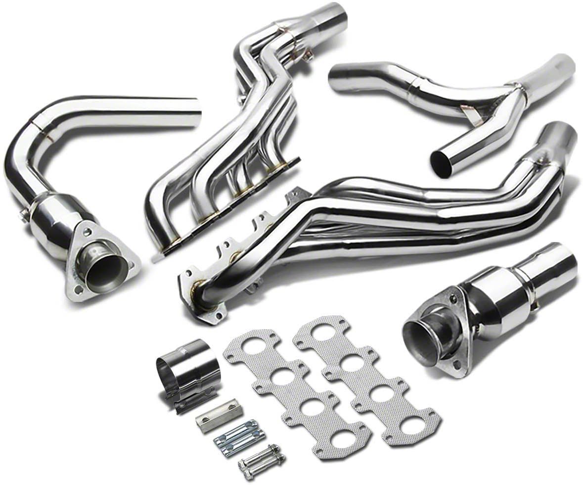 F-150 1-3/4-Inch Long Tube Headers; Stainless Steel (04-08 2WD 5.4L F-150)