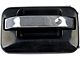 Exterior Door Handle; Black and Chrome; Rear Driver Side (04-08 F-150 SuperCrew)
