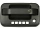 Exterior Door Handle; Front Left; Metal; Textured Black; With Keypad Opening; Plastic (09-14 F-150)