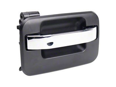 Exterior Door Handle; Front or Rear Passenger Side; Black (04-14 F-150 w/o Keyhole)