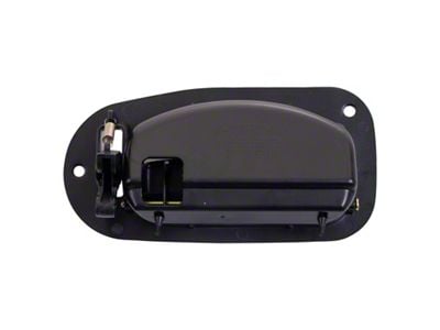 Exterior Door Handle; Rear Driver Side; Black (97-03 F-150 SuperCab)