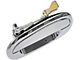 Exterior Door Handle; Rear Left; All Chrome; Plastic (01-03 F-150 SuperCrew)