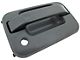 Exterior Door Handle with Keyhole; Textured Black; Front Passenger Side (04-14 F-150)
