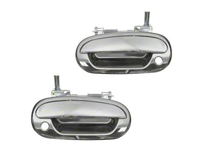 Exterior Door Handles; Front; Chrome (97-03 F-150)