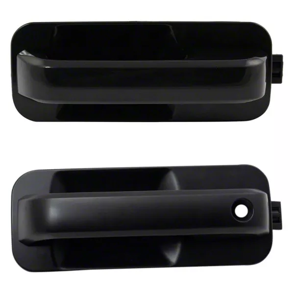 F-150 Exterior Door Handles; Front; Paint to Match Black; Paint to Match  Black (15-19 F-150) - Free Shipping