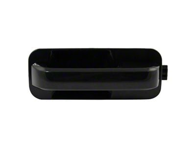 Exterior Door Handles; Rear; Black (15-19 F-150 SuperCrew w/o Keyless Entry)