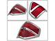 Factory Style Tail Lights; Chrome Housing; Red Lens; Driver Side (09-14 F-150 Styleside)