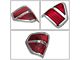 Factory Style Tail Lights; Chrome Housing; Red Lens; Passenger Side (09-14 F-150 Styleside)