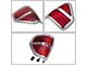 Factory Style Tail Lights; Chrome Housing; Red Lens; Passenger Side (09-14 F-150 Styleside)