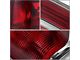 Factory Style Tail Lights; Chrome Housing; Red Lens (09-14 F-150 Styleside)