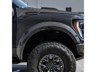 Fender Flares; Front and Rear; Carbon Fiber (21-24 F-150 Raptor)