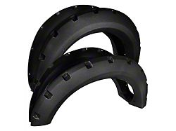 Rivet Style Fender Flares; Front and Rear; Textured Black (09-14 F-150 Styleside, Excluding Raptor)