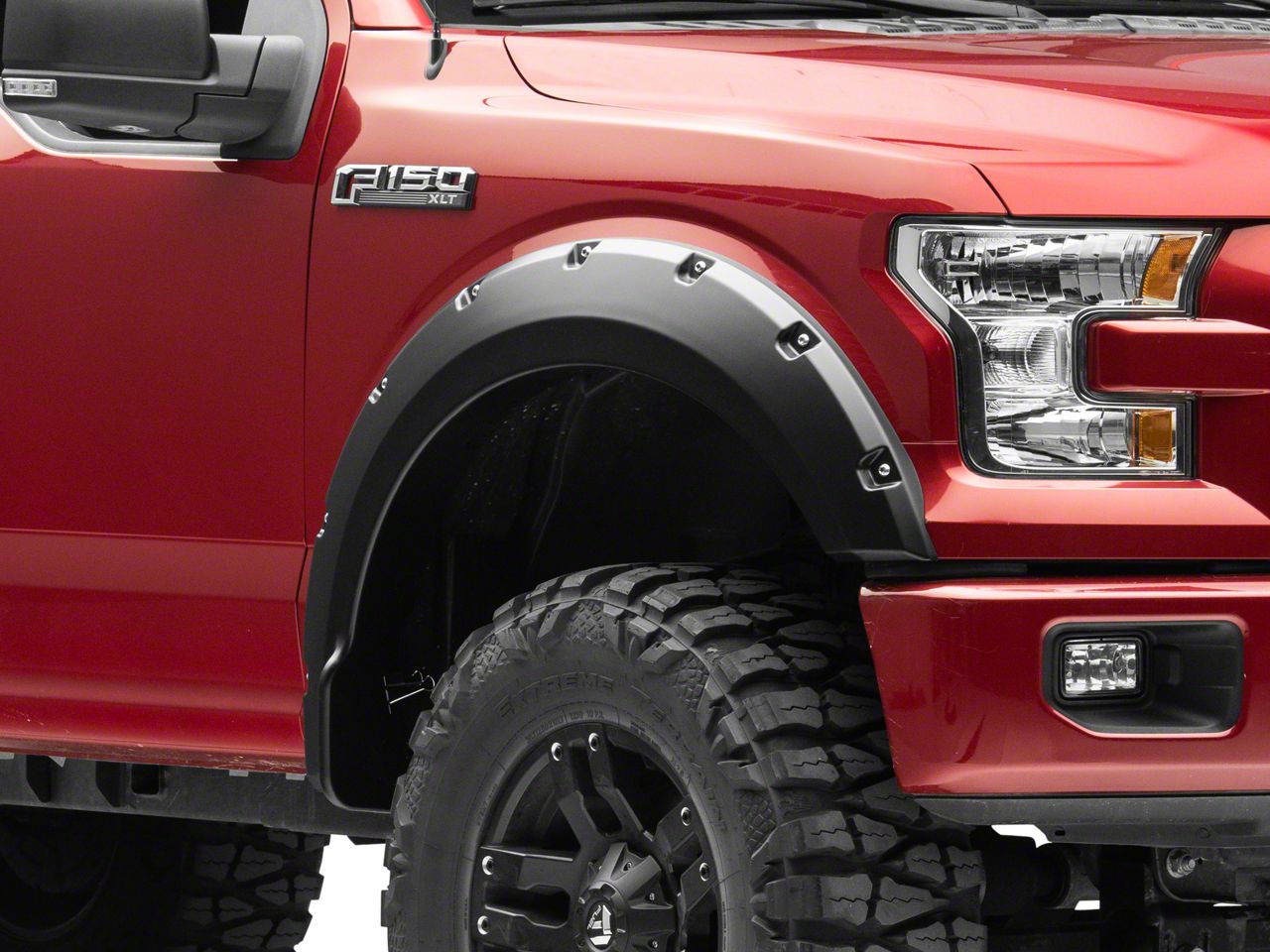 F-150 Fender Flares; Matte Black (15-17 F-150, Excluding Raptor)