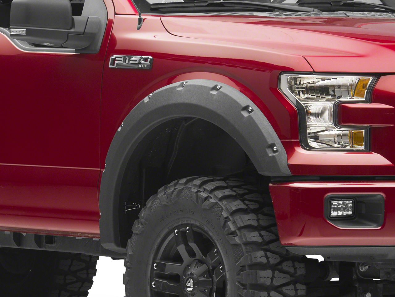 F-150 Fender Flares; Rough Texture (15-17 F-150, Excluding Raptor)