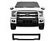 Front Bumper Center Section Cover without Tow Hook Openings; Matte Black (15-17 F-150 XL, XLT, Lariat)