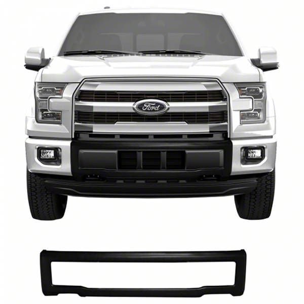 F-150 Front Bumper Center Section Cover without Tow Hook Openings ...