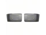 Front Bumper Side Section Cover without Fog Light Openings; Matte Black (15-17 F-150 XL, XLT, Lariat)