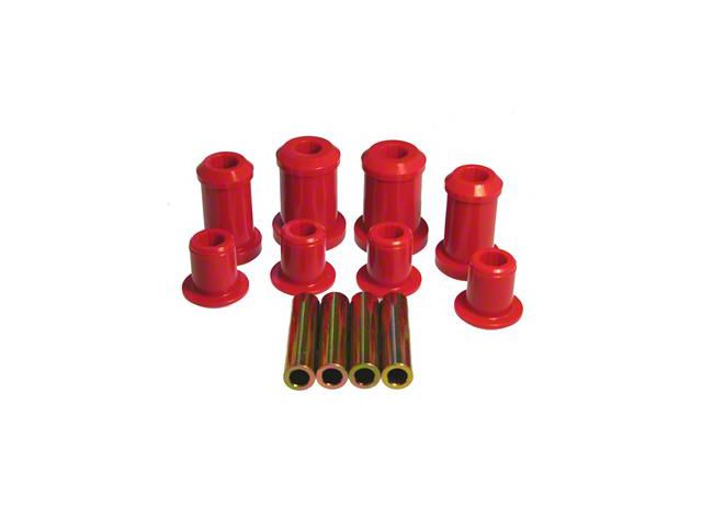 Front Control Arm Bushing Kit; Red (97-03 4WD F-150)