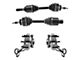 Front CV Axle Shafts and Hub Assembly Set (11-14 4WD F-150, Excluding Raptor)