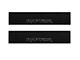 Front Door Sill Protection with Raptor Logo; Raw Carbon Fiber; Black and Gray (15-20 F-150)