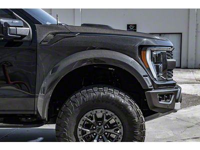 Front Fenders and Vents; Carbon Fiber (21-24 F-150 Raptor)