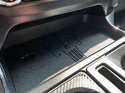 Haven 3D Front Interior Storage Cubby Cover; Punisher Skull (21-24 F-150 w/ Non-Sliding Full-Through Center Console)