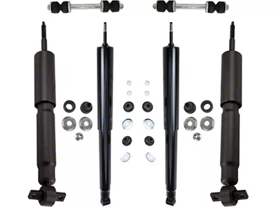 Front and Rear Shocks with Sway Bar Links (97-03 2WD F-150)