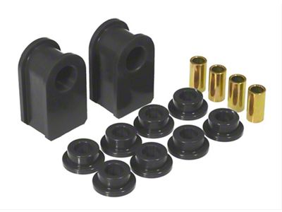 Front/Rear Sway Bar and End Link Bushing Kit; 1-Inch; Black (97-98 F-150)