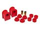 Front/Rear Sway Bar and End Link Bushing Kit; 1-Inch; Red (97-98 F-150)