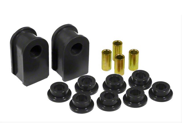 Front/Rear Sway Bar and End Link Bushing Kit; 23mm; Black (97-98 F-150)