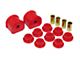 Front/Rear Sway Bar and End Link Bushing Kit; 5/8-Inch; Red (97-98 F-150)