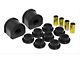 Front/Rear Sway Bar and End Link Bushing Kit; 7/8-Inch; Black (97-98 F-150)