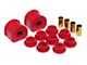 Front/Rear Sway Bar and End Link Bushing Kit; 7/8-Inch; Red (97-98 F-150)