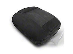 Front Seat Bottom Cover; Driver Side; Ebony Black Cloth (04-06 F-150)