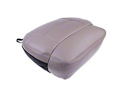 Front Seat Bottom Cover; Driver Side; Medium Pebble Tan Leather (04-08 F-150)