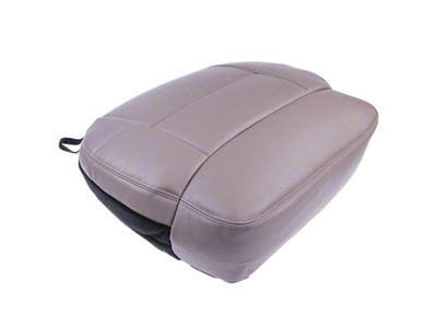 Front Seat Bottom Cover; Driver Side; Medium Pebble Tan Leather (04-08 F-150)