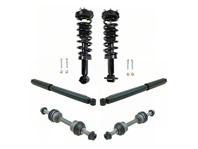 Front Strut and Spring Assemblies with Rear Shocks and Sway Bar Links (15-17 2WD F-150 SuperCab, SuperCrew)