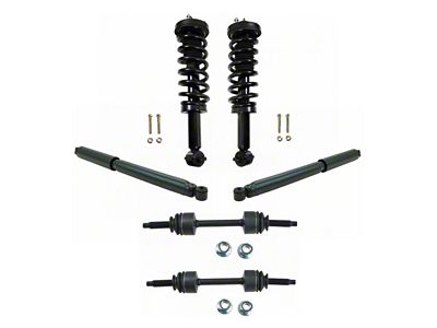 Front Strut and Spring Assemblies with Rear Shocks and Sway Bar Links (15-17 4WD F-150)